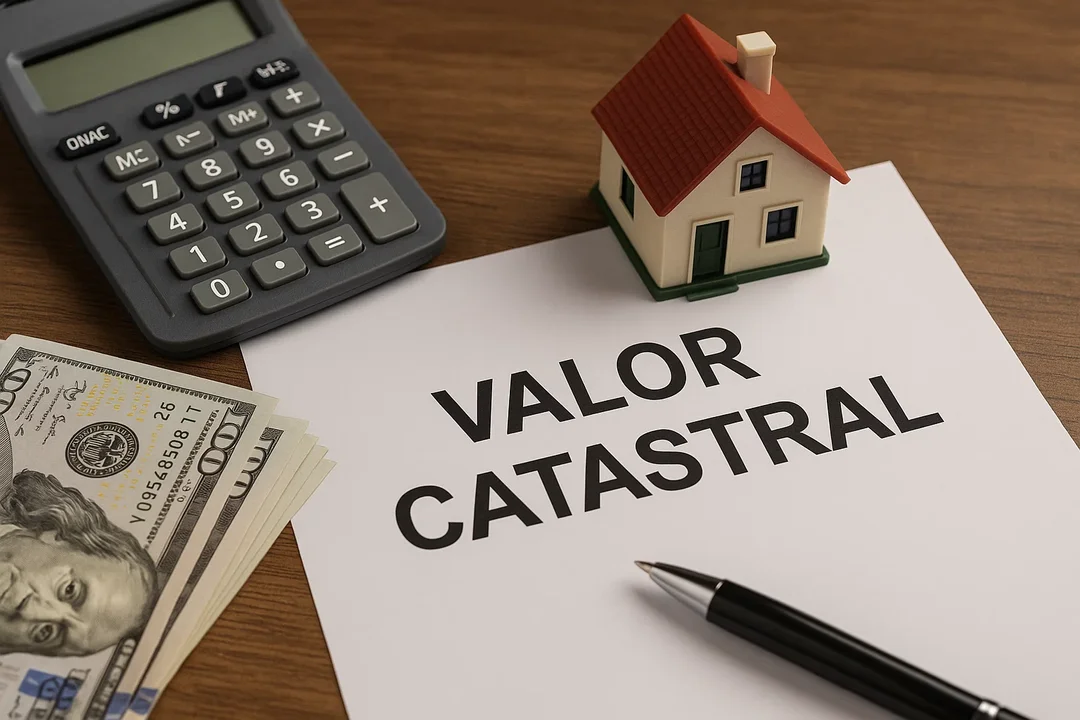 Gráfico explicativo del valor catastral frente al valor de mercado y la tasación de una propiedad